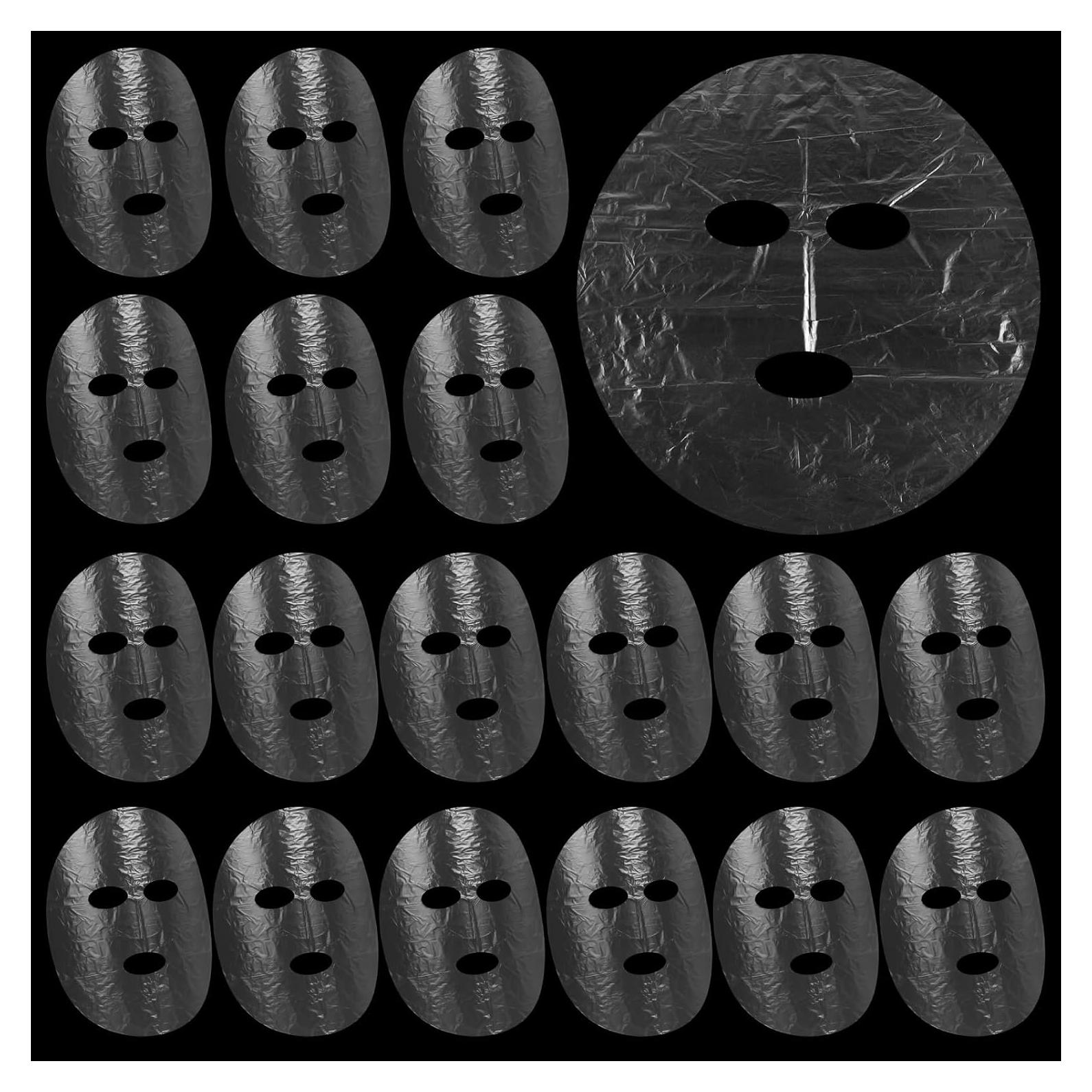 200 Máscaras Faciales Desechables Plásticas Salbsever 20x14cm