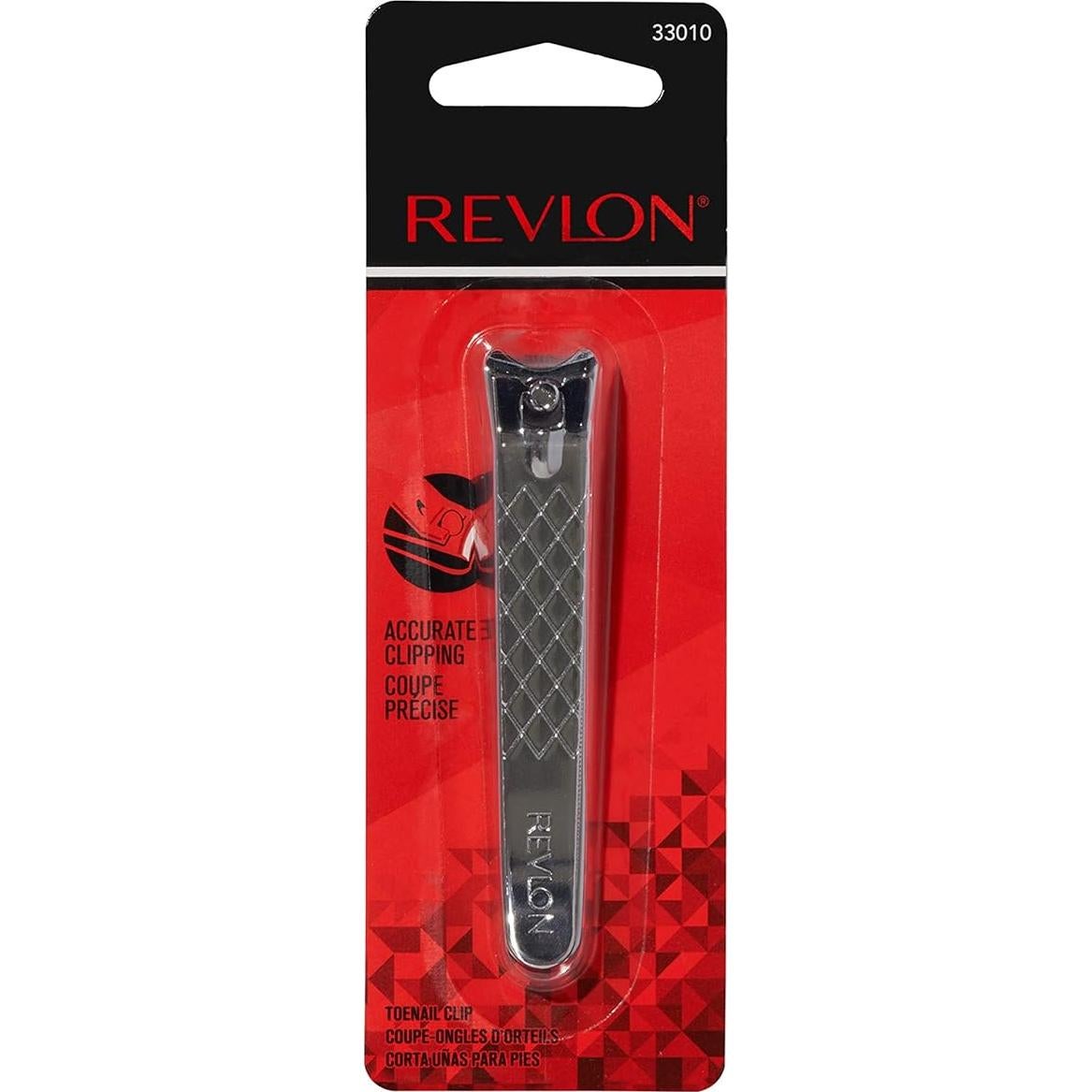 Cortauñas Revlon para Pies con Cuchilla Curvada y Lima