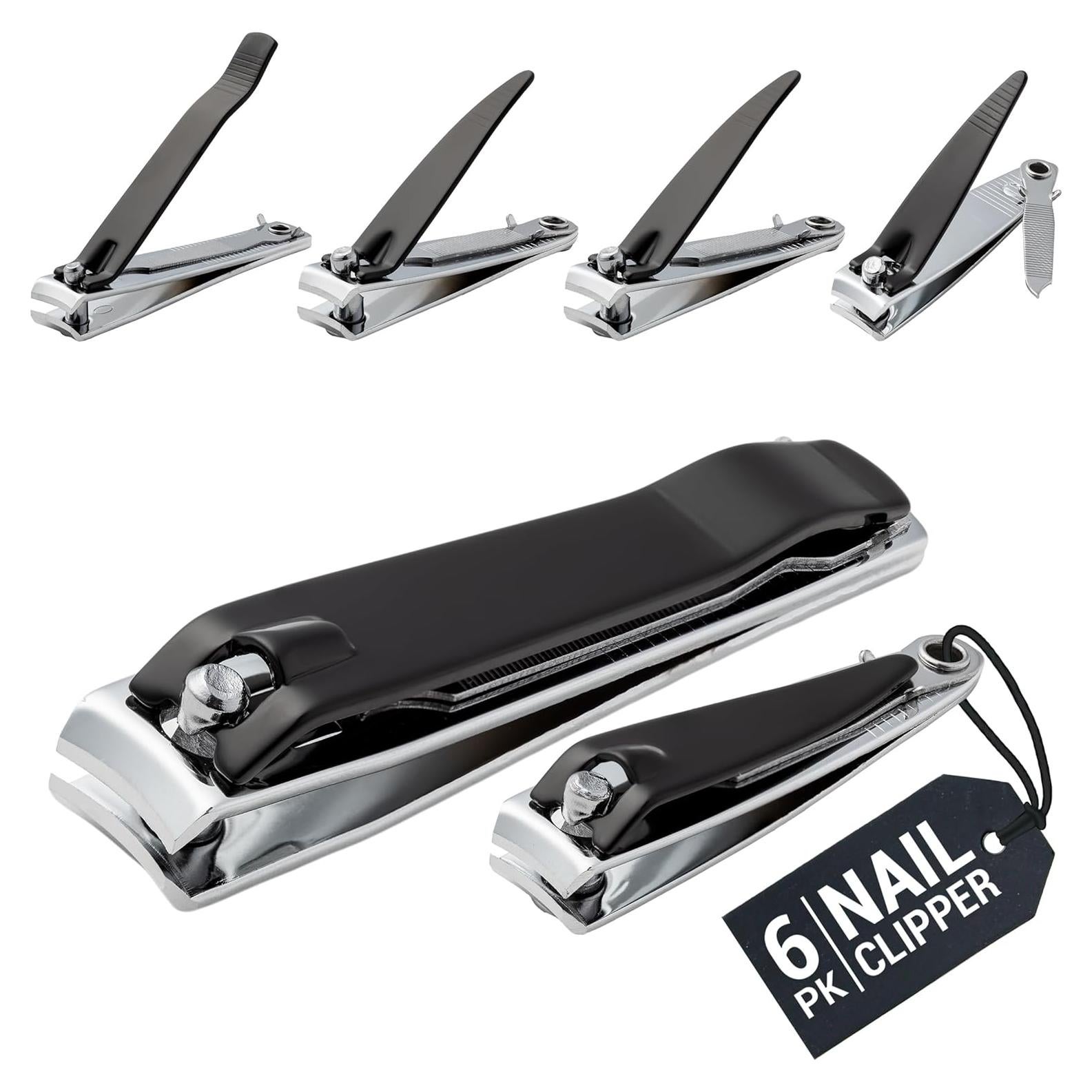 Juego de Cortauñas 6 Piezas CERTIGEN - Uñas de Manos y Pies