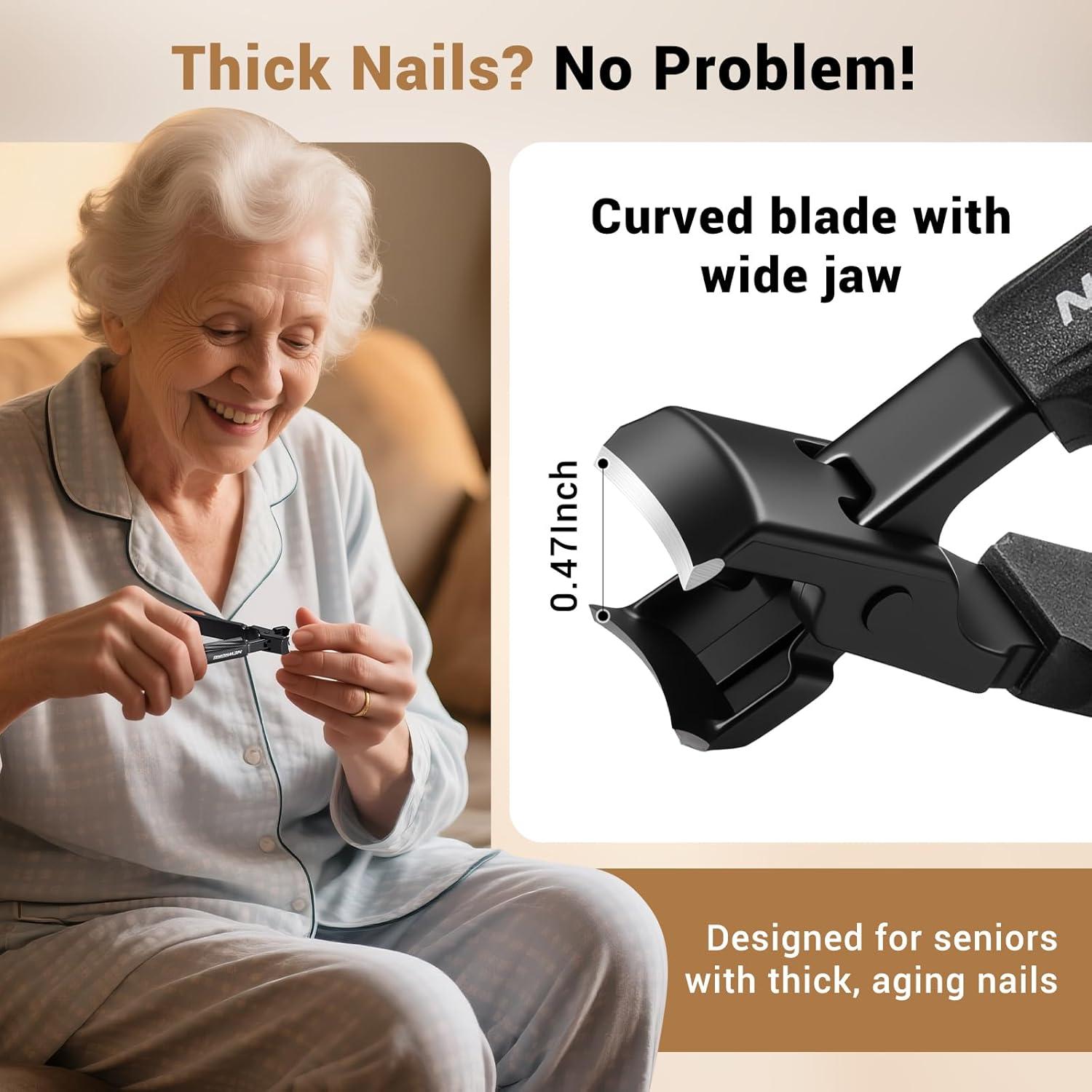 Set de Cortauñas para Personas Mayores 8 Piezas - Huing