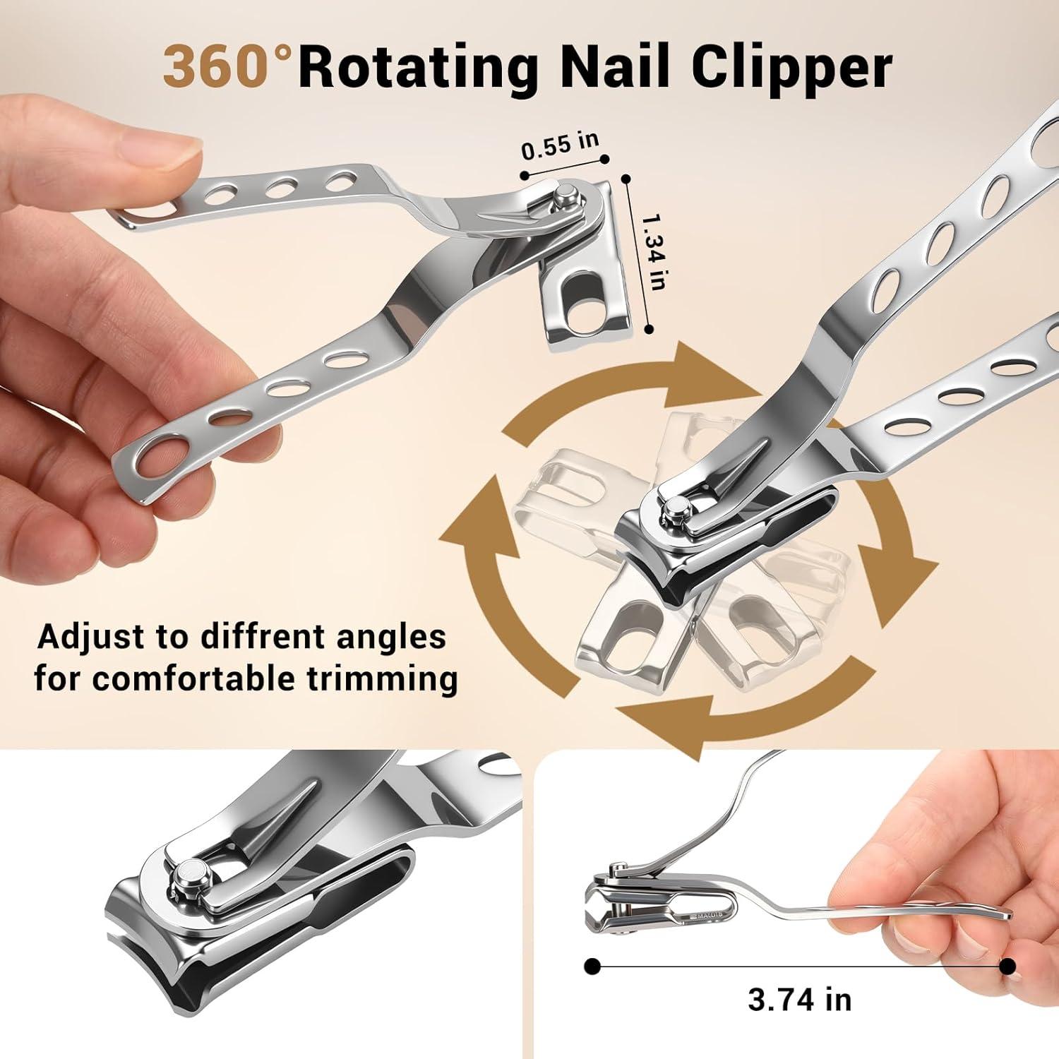 Set de Cortauñas para Personas Mayores 8 Piezas - Huing