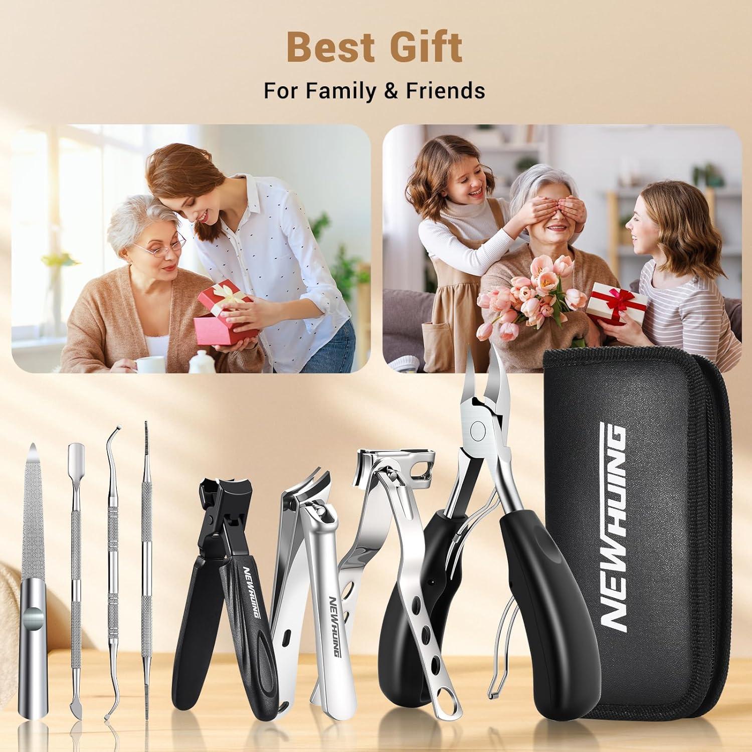 Set de Cortauñas para Personas Mayores 8 Piezas - Huing