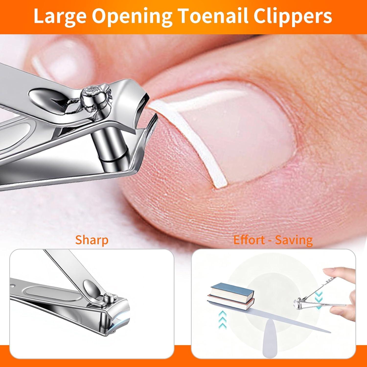 Juego de Pedicura Profesional Fvbber 8 Piezas Uñas Gruesas