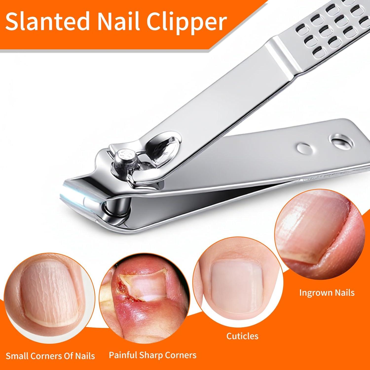 Juego de Pedicura Profesional Fvbber 8 Piezas Uñas Gruesas