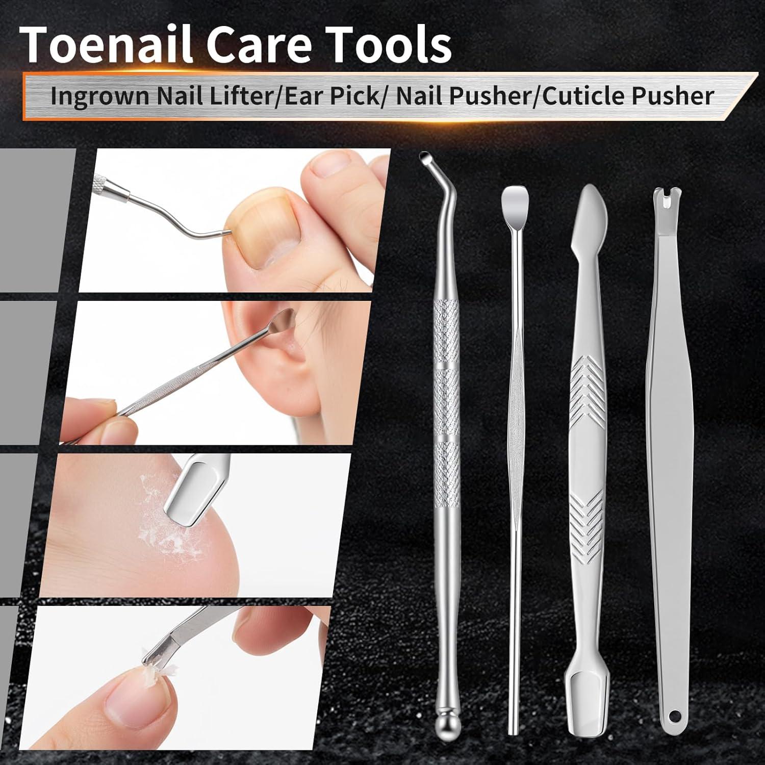 Juego de Pedicura Profesional Fvbber 8 Piezas Uñas Gruesas