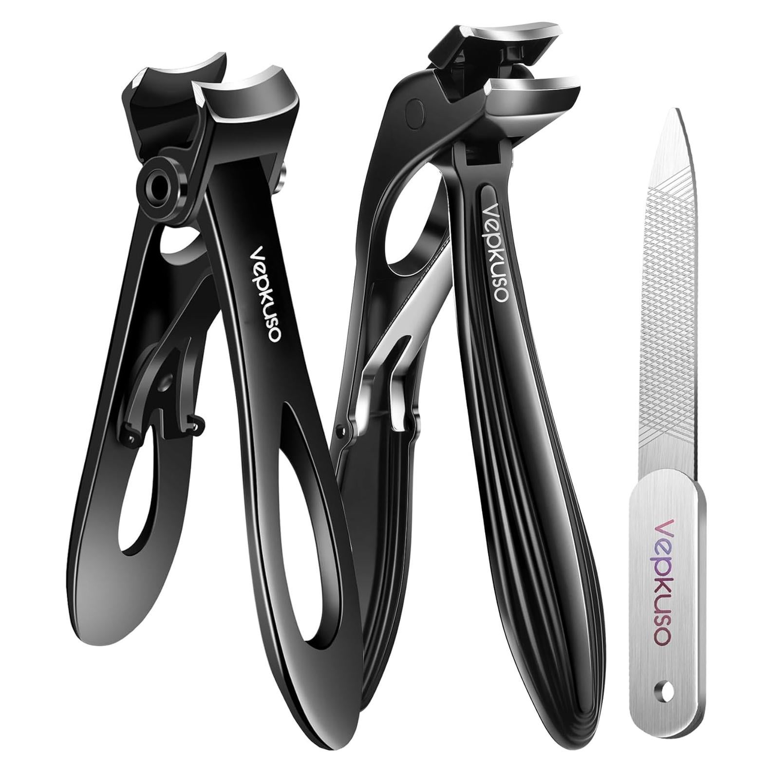 Juego de Cortauñas Vepkuso Mango Largo para Uñas Gruesas