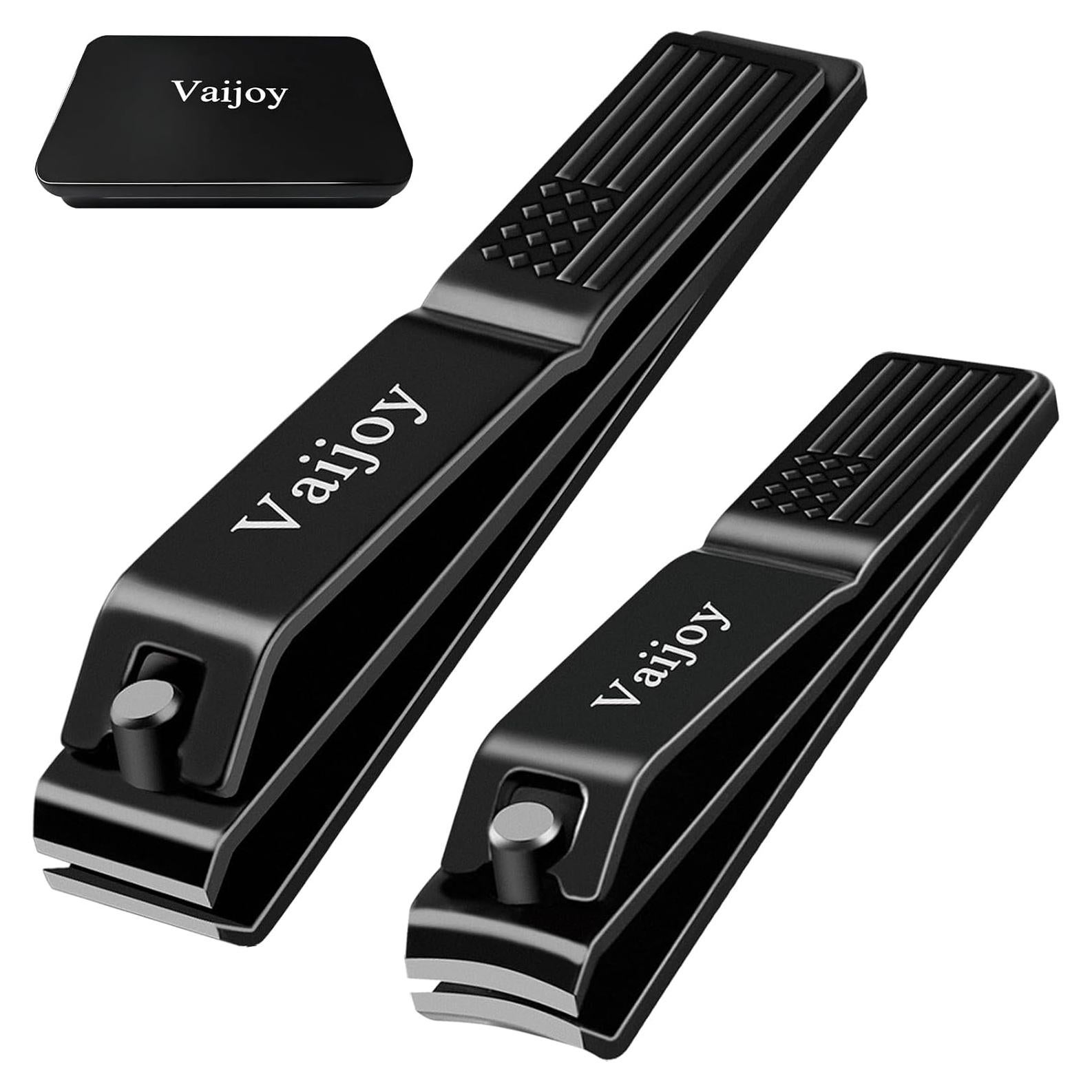 Juego de Cortauñas VAIJOY de Acero Inoxidable con Caja de Estaño