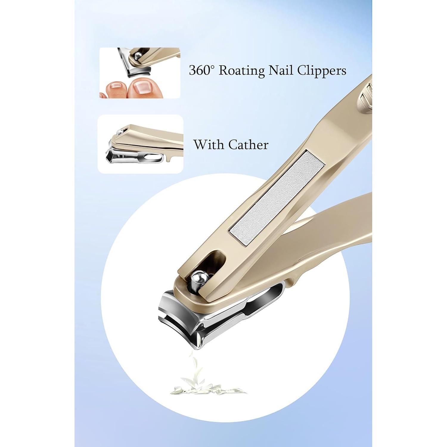 Cortauñas Gruesas Popsica - Uso Pesado, Apertura Ancha, 360°