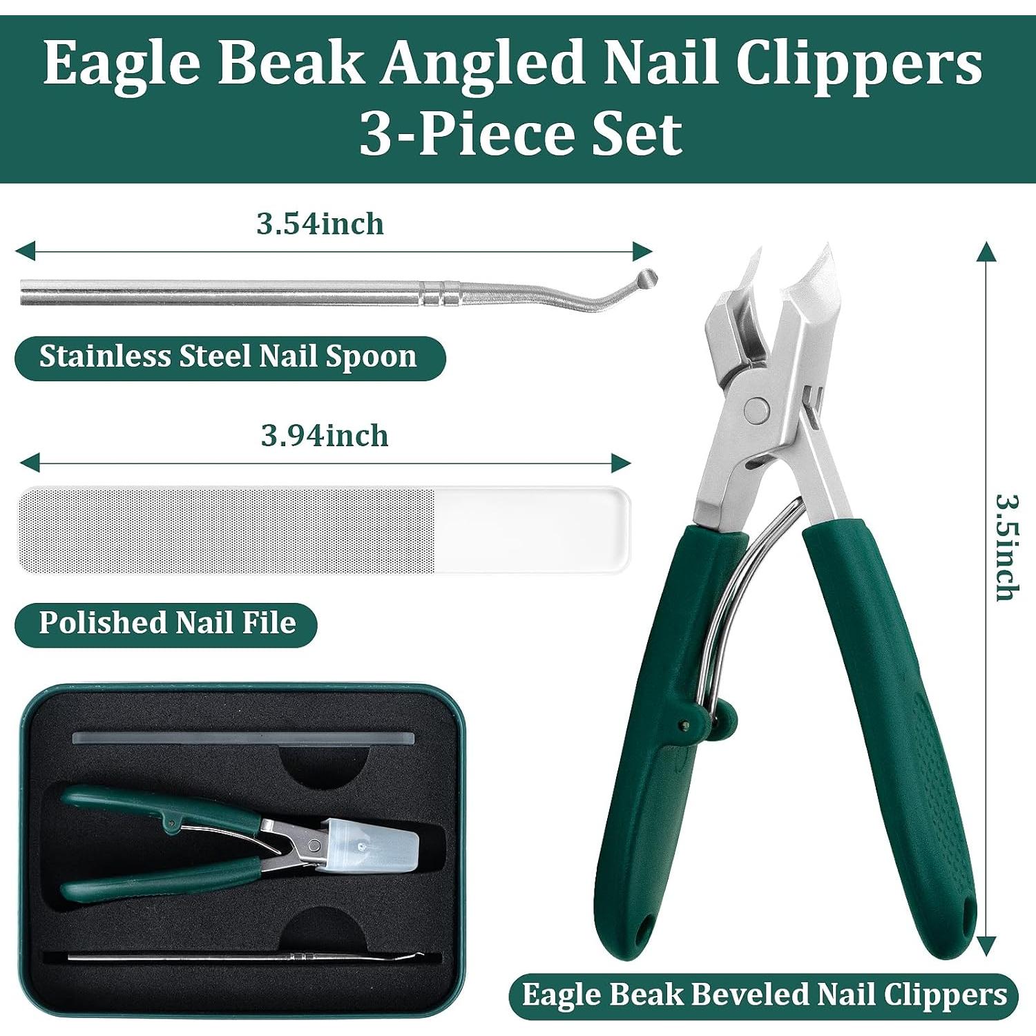 Cortauñas con Pico de Águila Xeaejex - Juego 3 Piezas