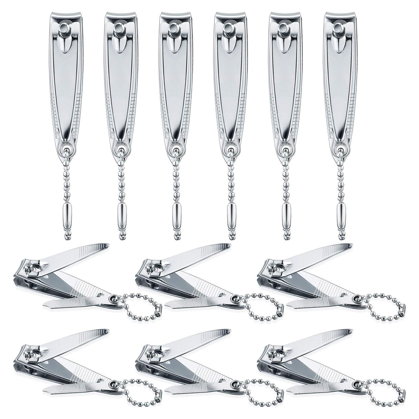 Juego de Cortauñas de Acero Inoxidable Bememo 12 Piezas