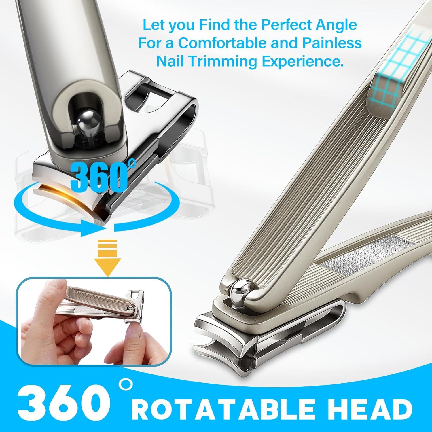 Juego de Cortauñas 8 en 1 MPKDZNE para Uñas Gruesas