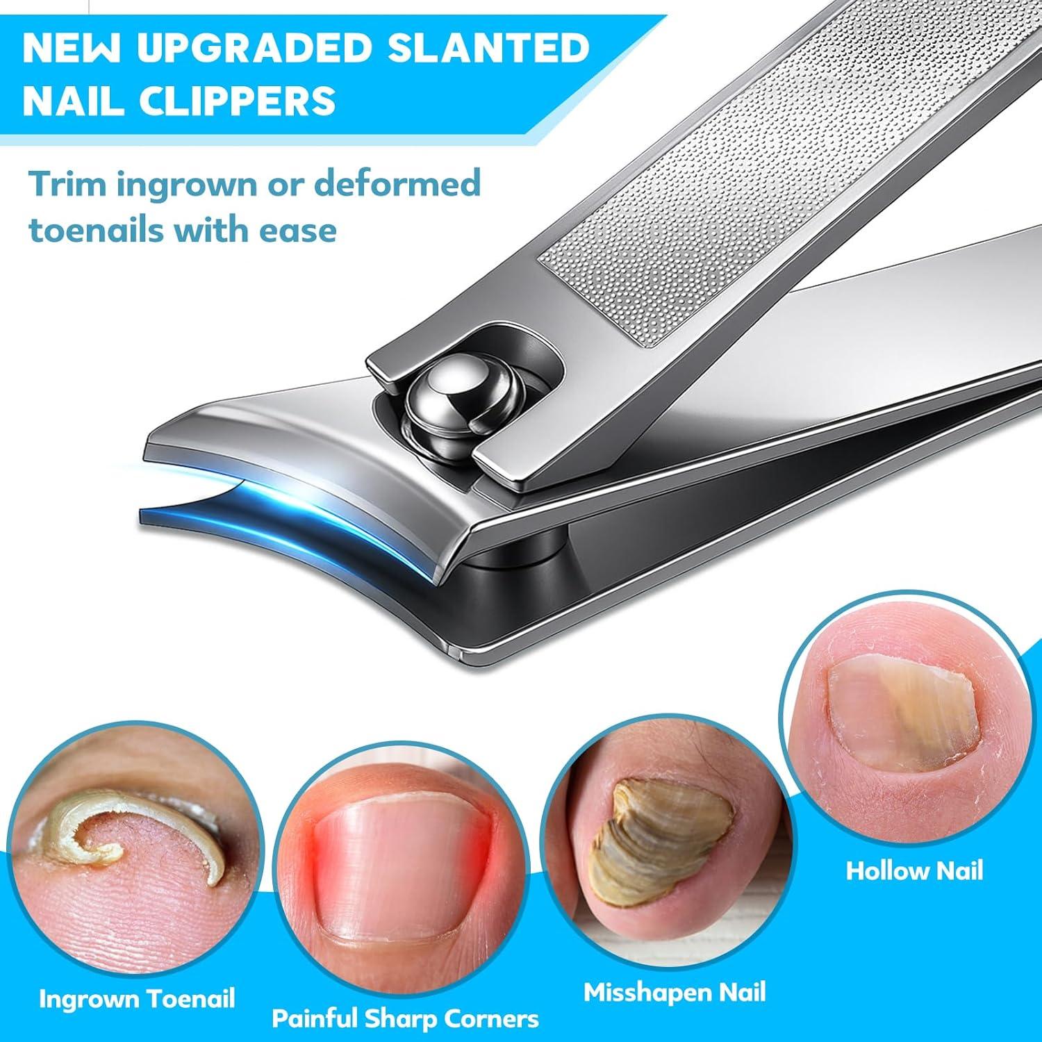 Juego de Cortauñas 8 en 1 MPKDZNE para Uñas Gruesas