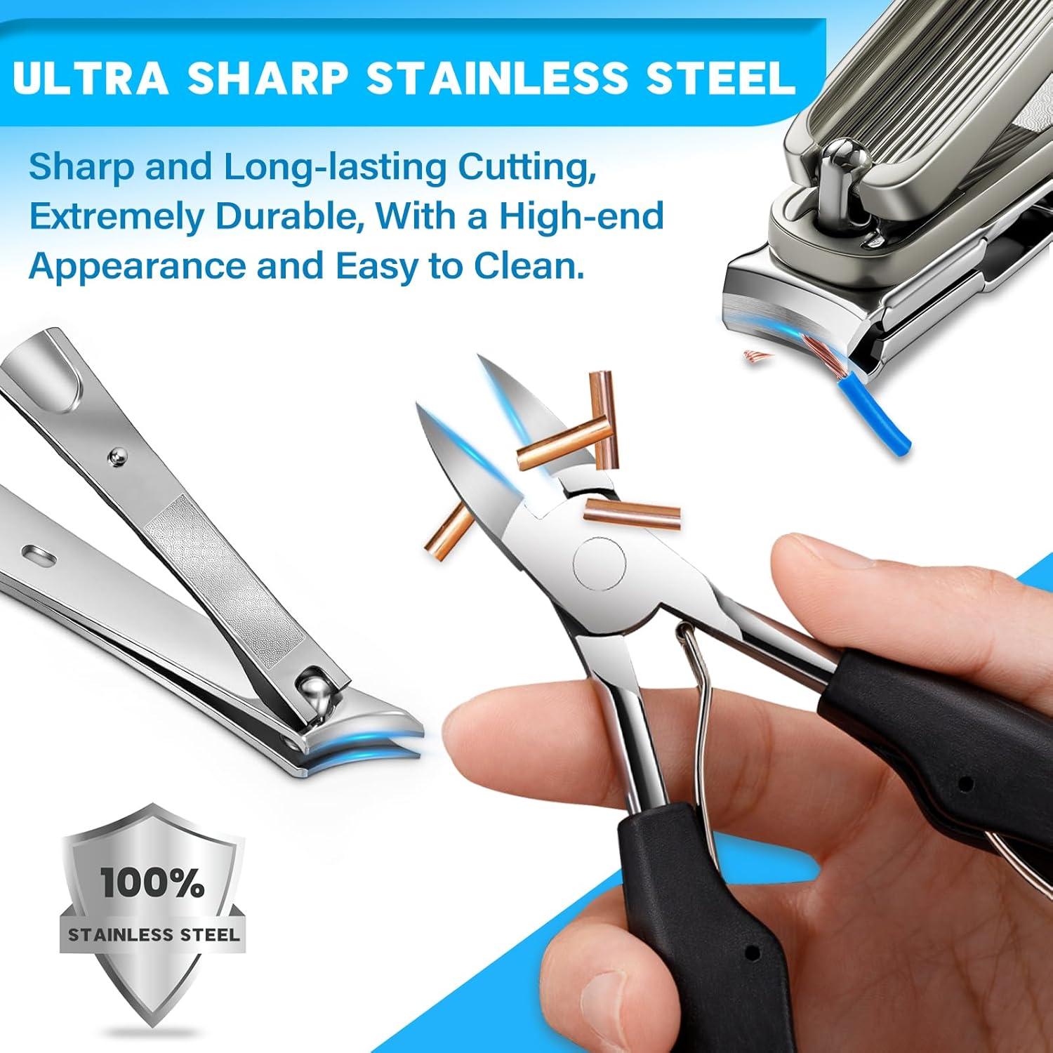 Juego de Cortauñas 8 en 1 MPKDZNE para Uñas Gruesas