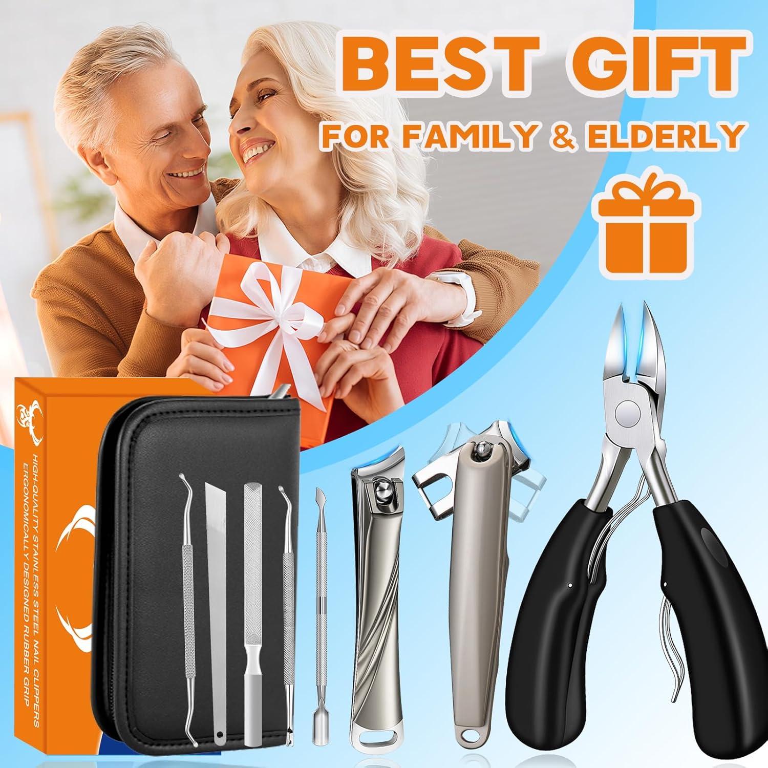 Juego de Cortauñas 8 en 1 MPKDZNE para Uñas Gruesas