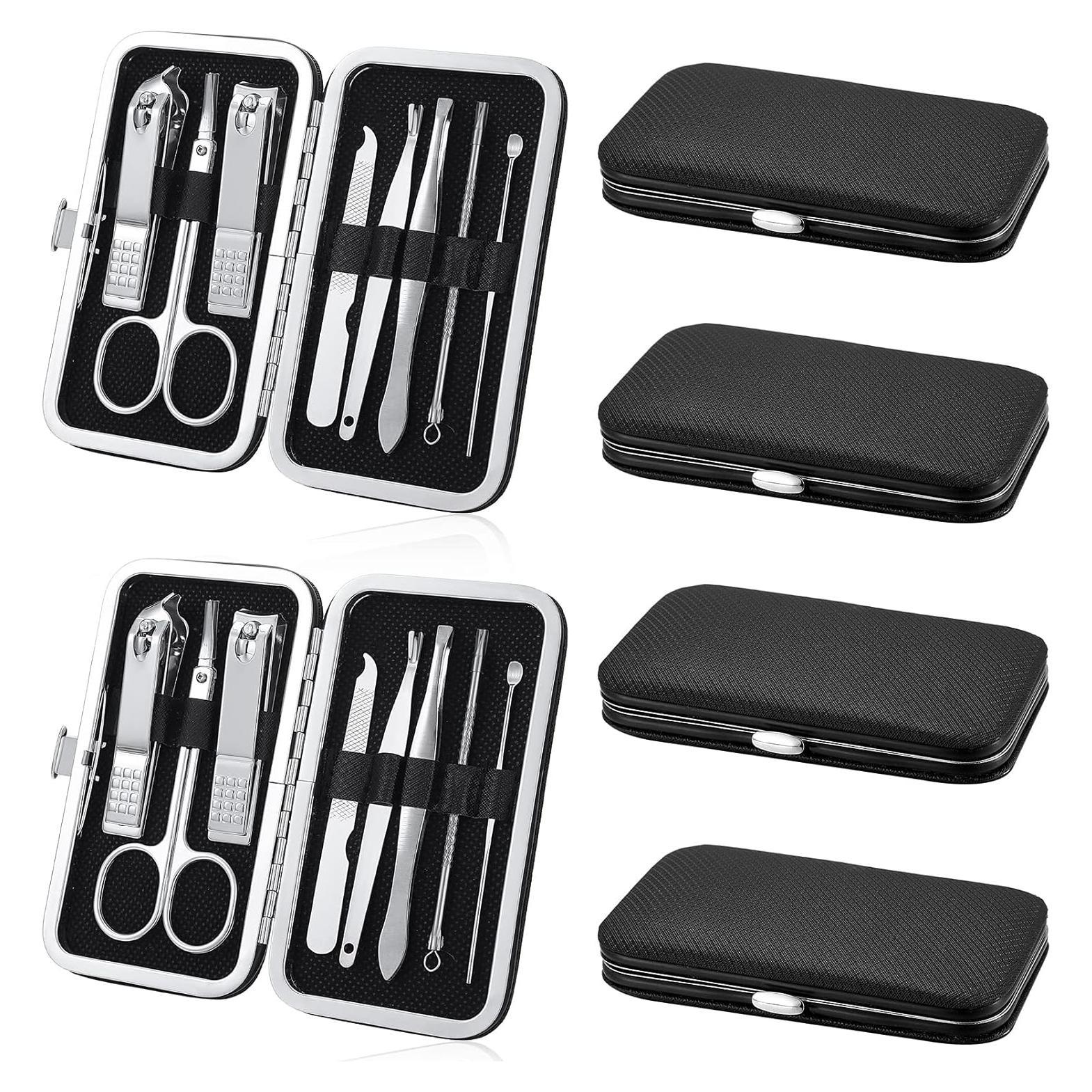 Set de Manicura 48 Piezas Hanaive con Estuche de Viaje Negro