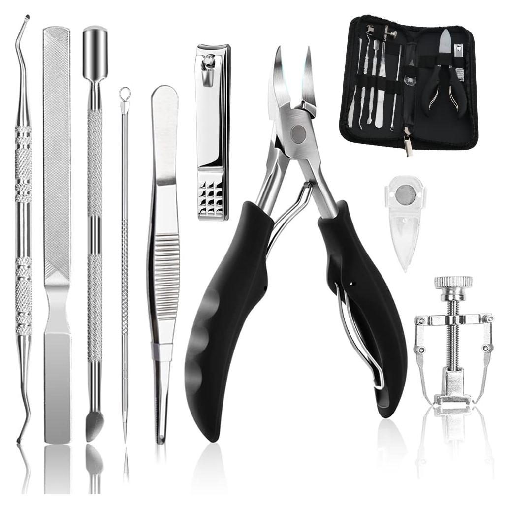 Juego de herramientas para uñas encarnadas Bcabo 10 piezas