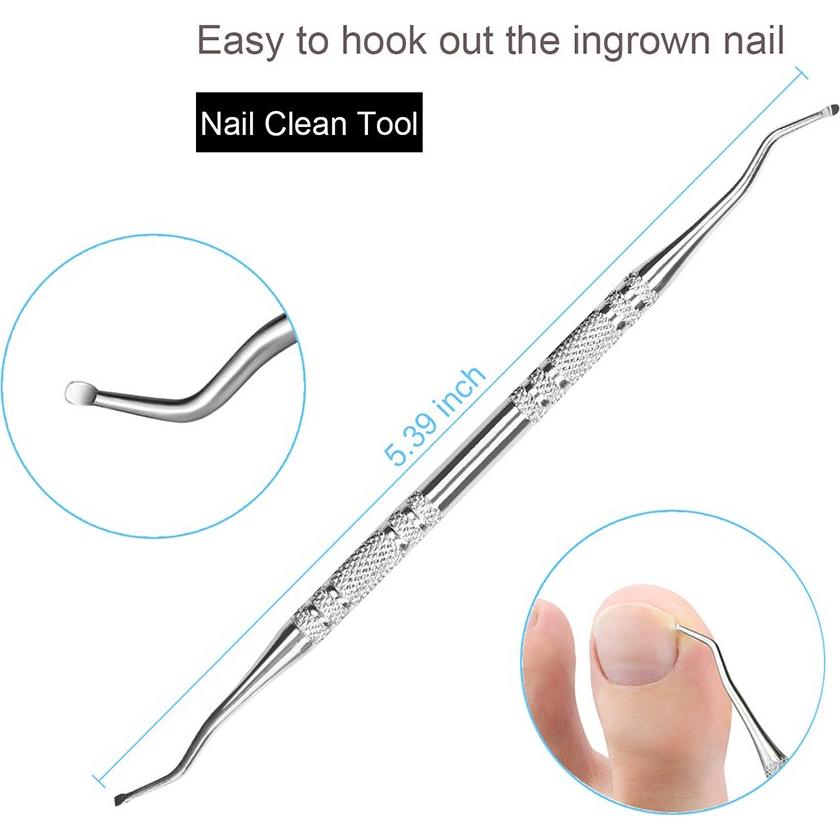 Juego de herramientas para uñas encarnadas Bcabo 10 piezas