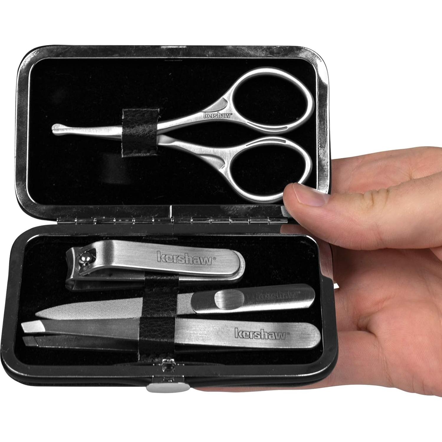 Juego de Manicura Kershaw de Acero Inoxidable 4 Piezas