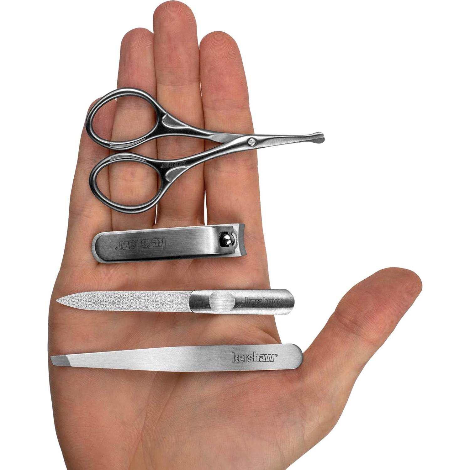 Juego de Manicura Kershaw de Acero Inoxidable 4 Piezas