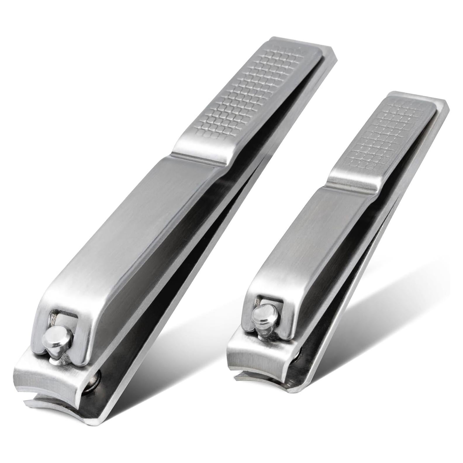 Juego de Cortauñas CINDALOG Acero Inoxidable 2 Piezas