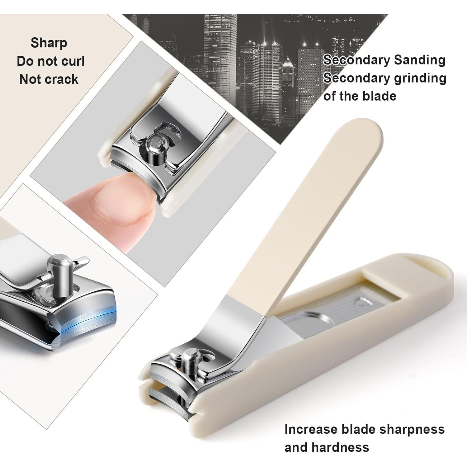 Set de Cortaúñas 6 Piezas TTJHGYQO Acero Inoxidable