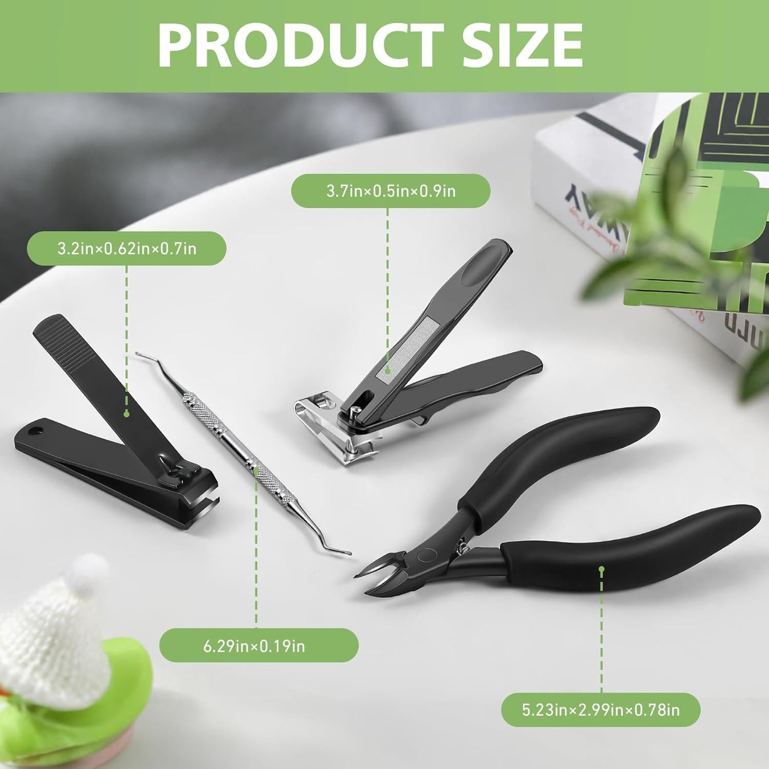 Cortauñas BALUCA Profesional para Uñas Gruesas - 360°