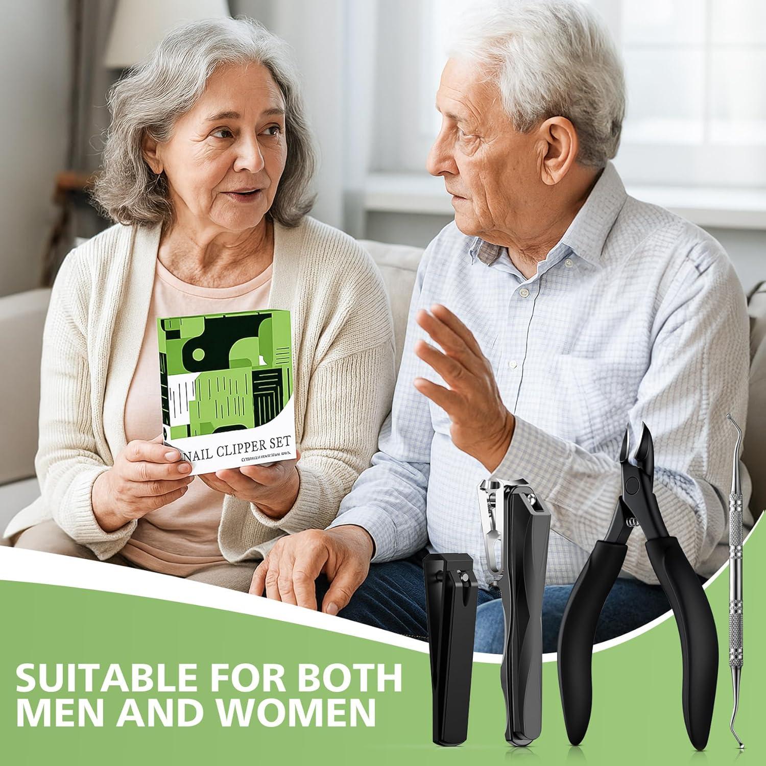 Cortauñas BALUCA Profesional para Uñas Gruesas - 360°