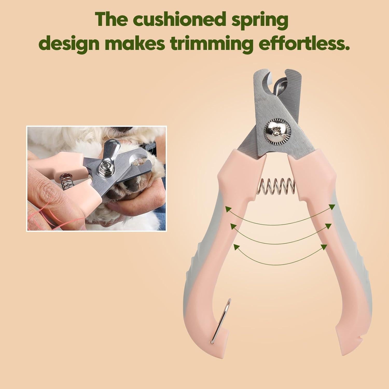 Cepillo Autolimpiante para Gatos y Cortauñas BSONEDO 2 Piezas