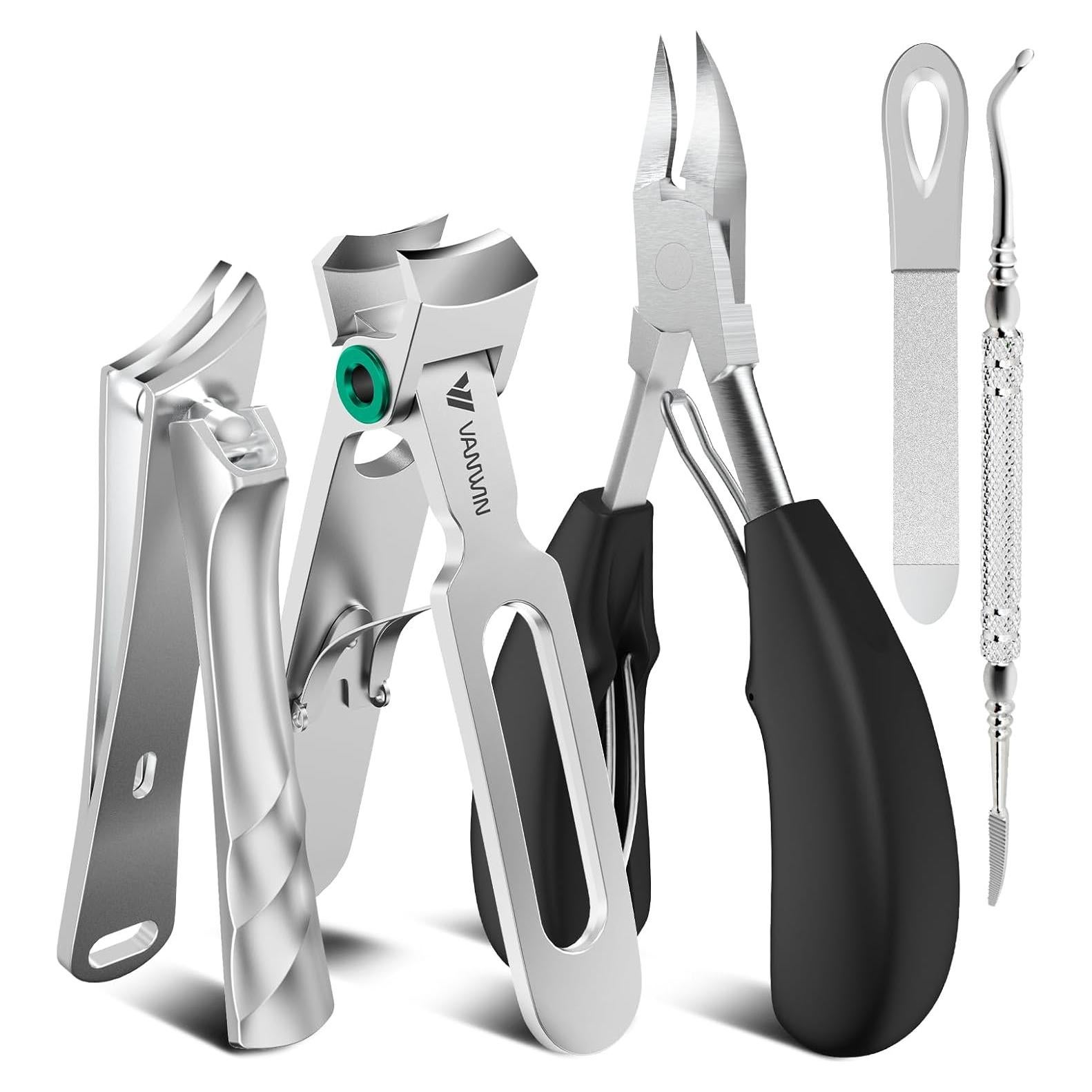 Cortauñas Profesional VANWIN 5 en 1 para Uñas Gruesas