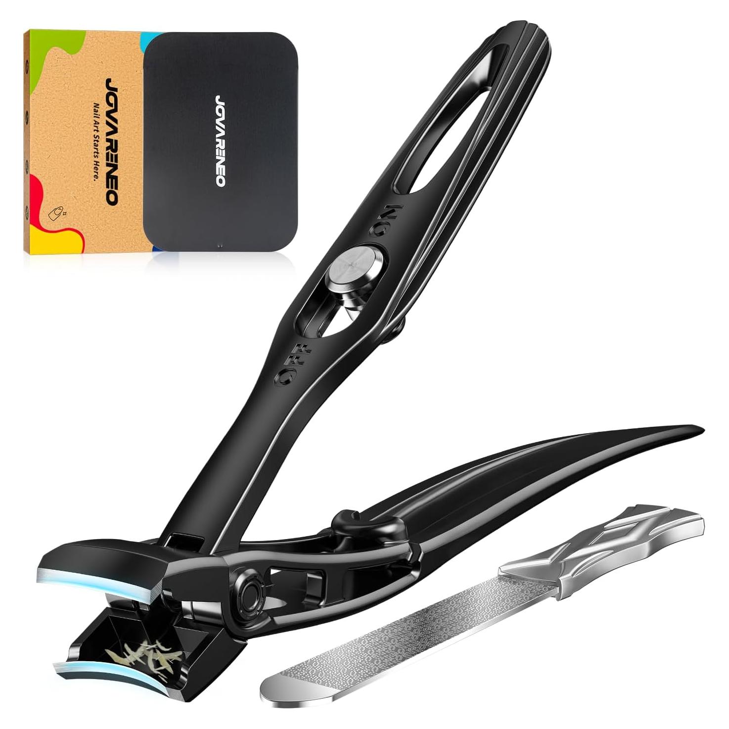 Cortauñas Jovareneo Ultra Ancho con Mango Largo para Uñas Gruesas