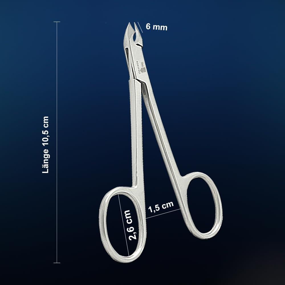 Cortador de Cutículas SMI de Acero Inoxidable con Estuche