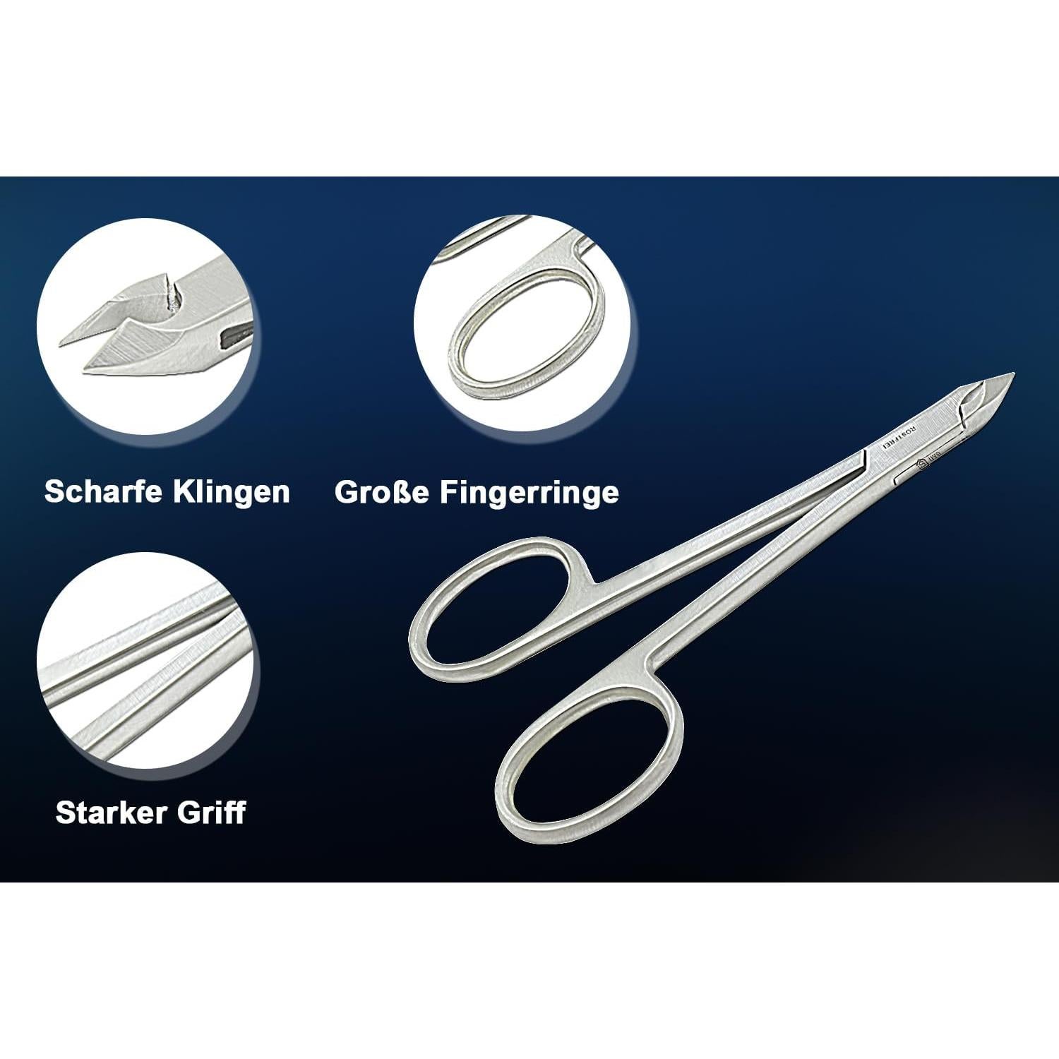 Cortador de Cutículas SMI de Acero Inoxidable con Estuche