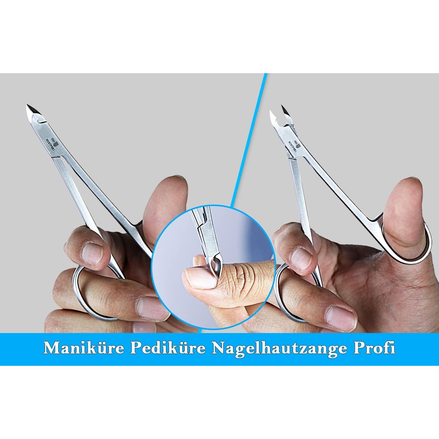 Cortador de Cutículas SMI de Acero Inoxidable con Estuche