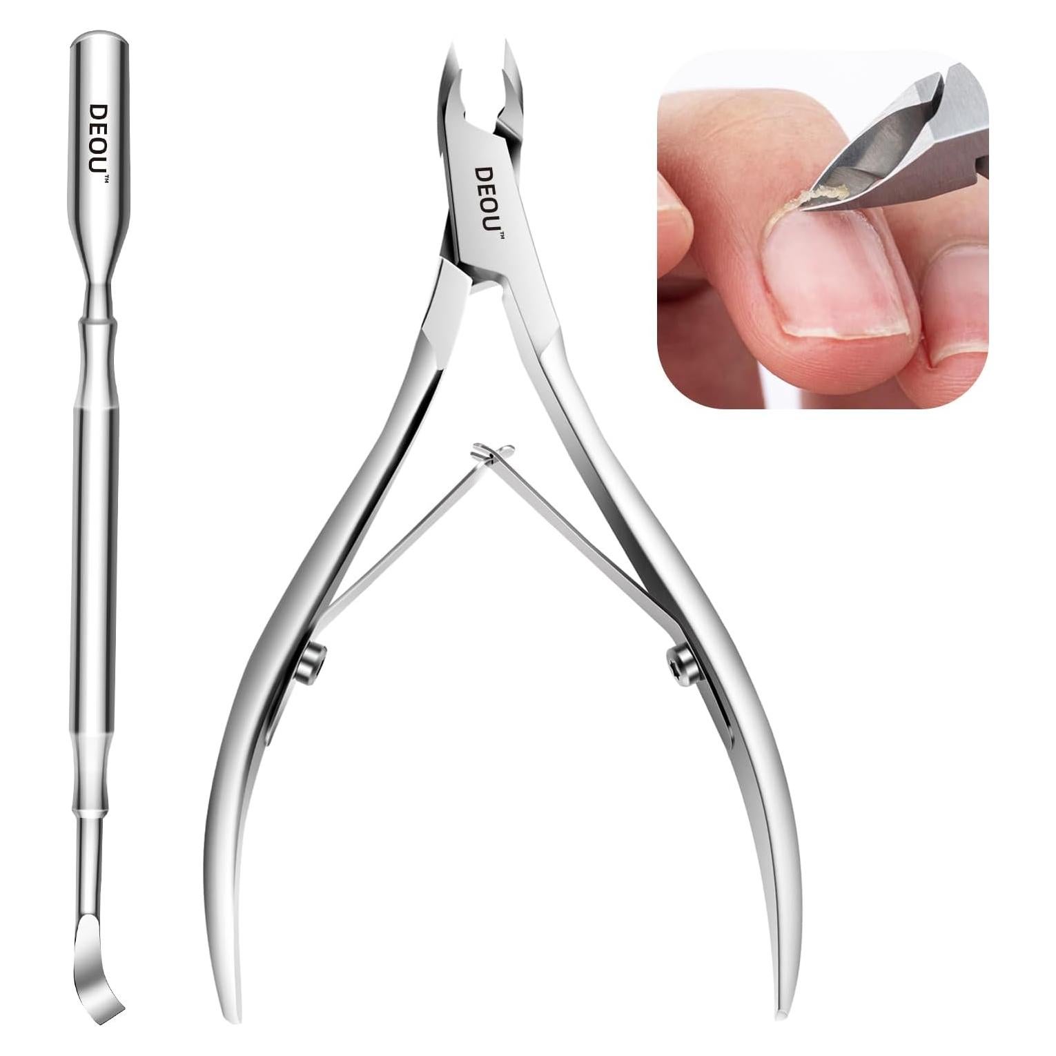 Tijeras de Cutícula DEOU Profesionales de Acero Inoxidable