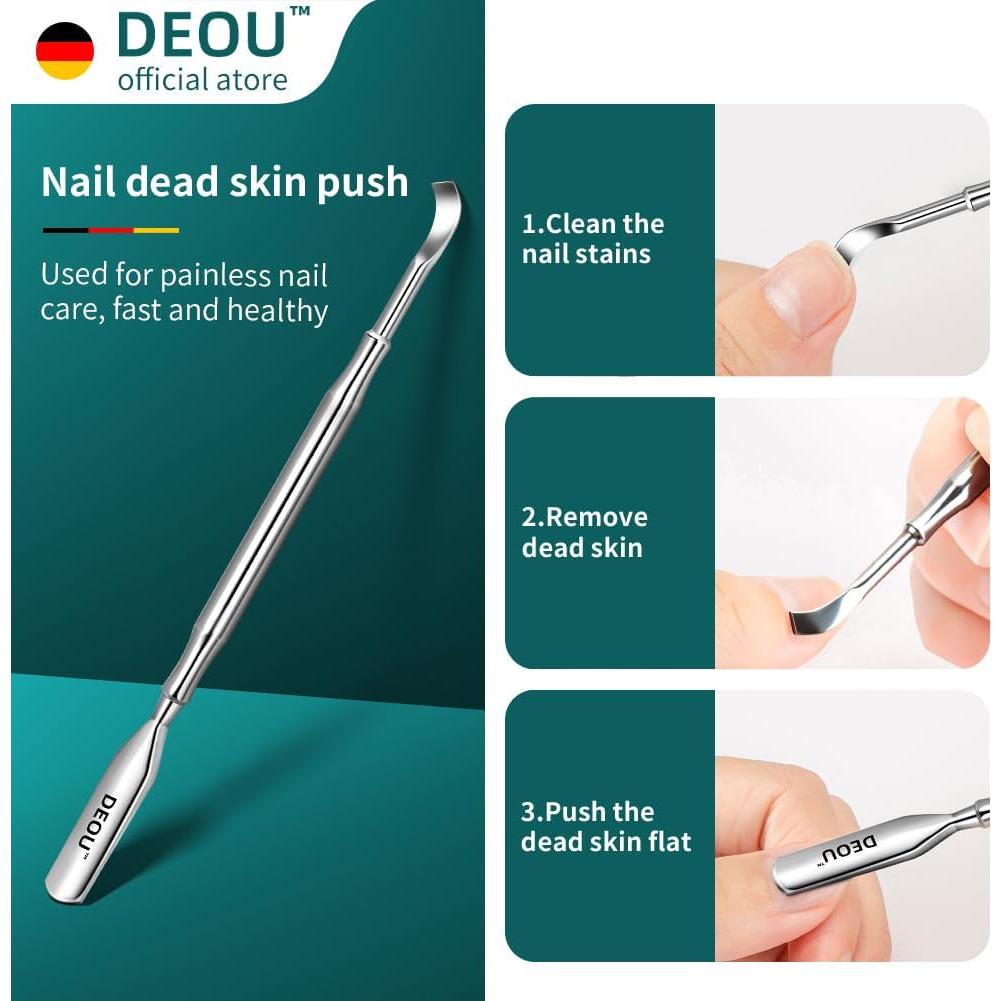 Tijeras de Cutícula DEOU Profesionales de Acero Inoxidable