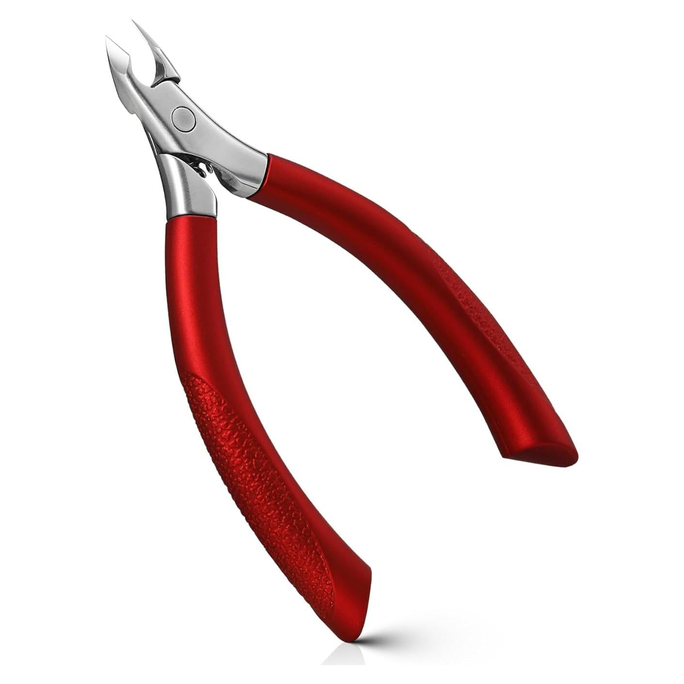 Cortador de Cutículas FERYES Antideslizante 5 mm Rojo