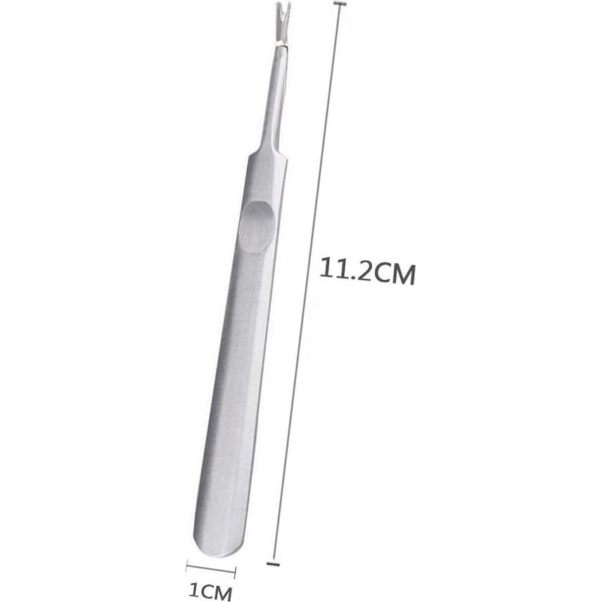 Empujador de Cutículas Acero Inoxidable Profesional 14cm