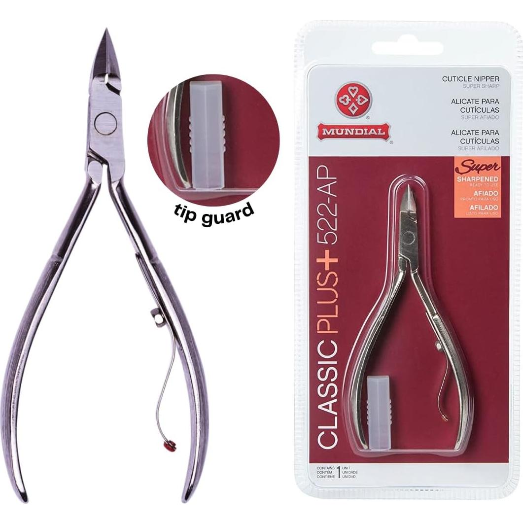 Cortaúñas Mundial 522-AP - Recortador de Cutículas Acero