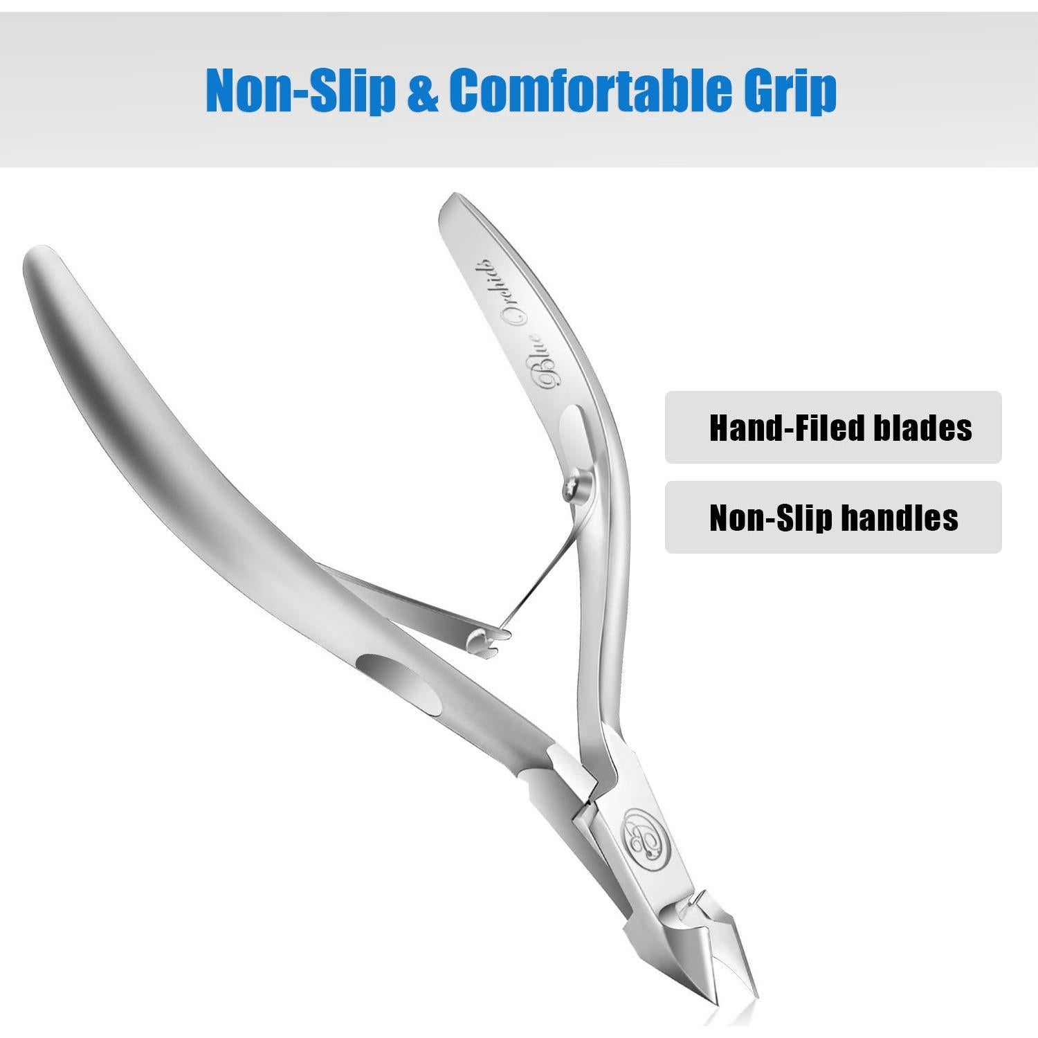 Cortador de Cutículas BlueOrchids - Acero Inoxidable Profesional