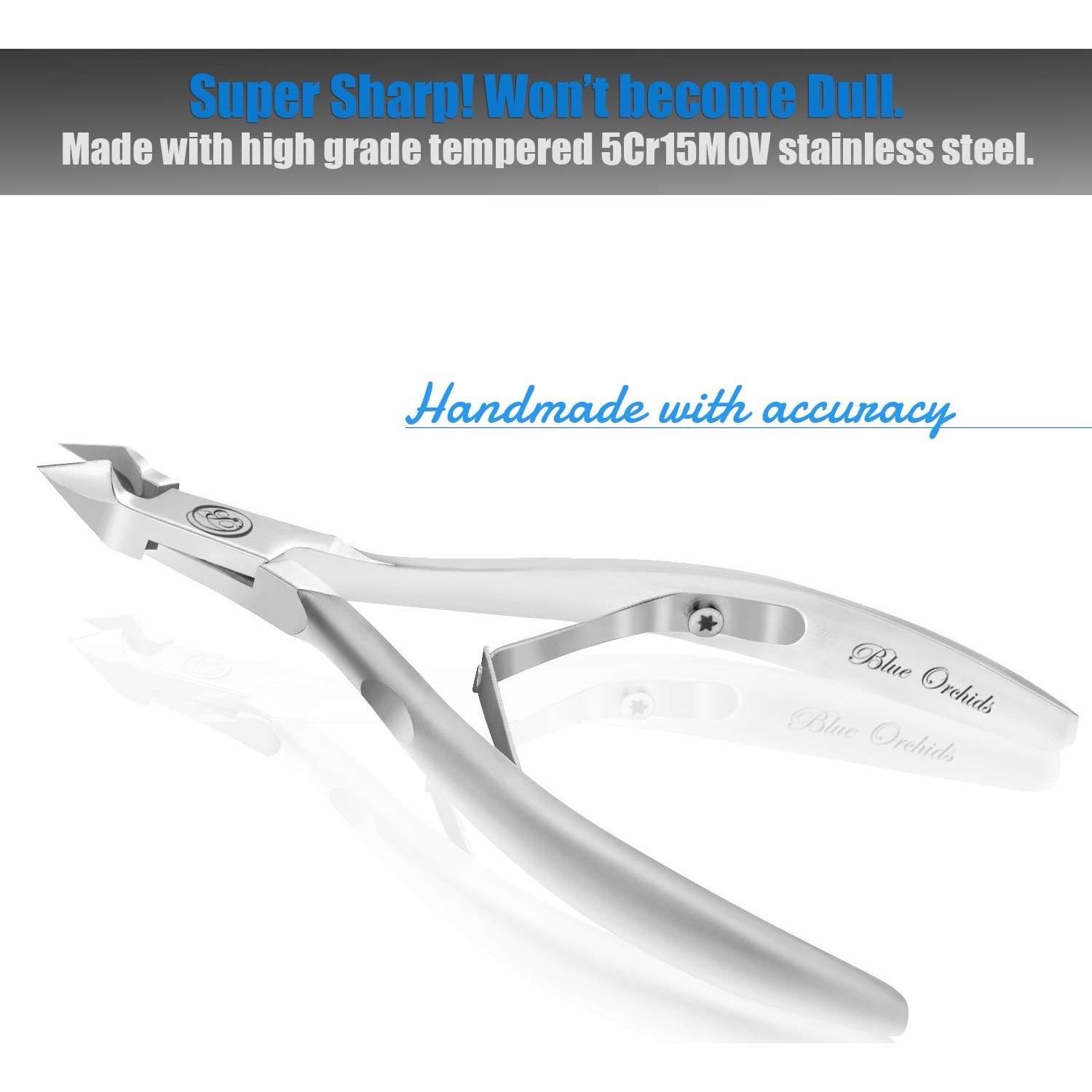 Cortador de Cutículas BlueOrchids - Acero Inoxidable Profesional