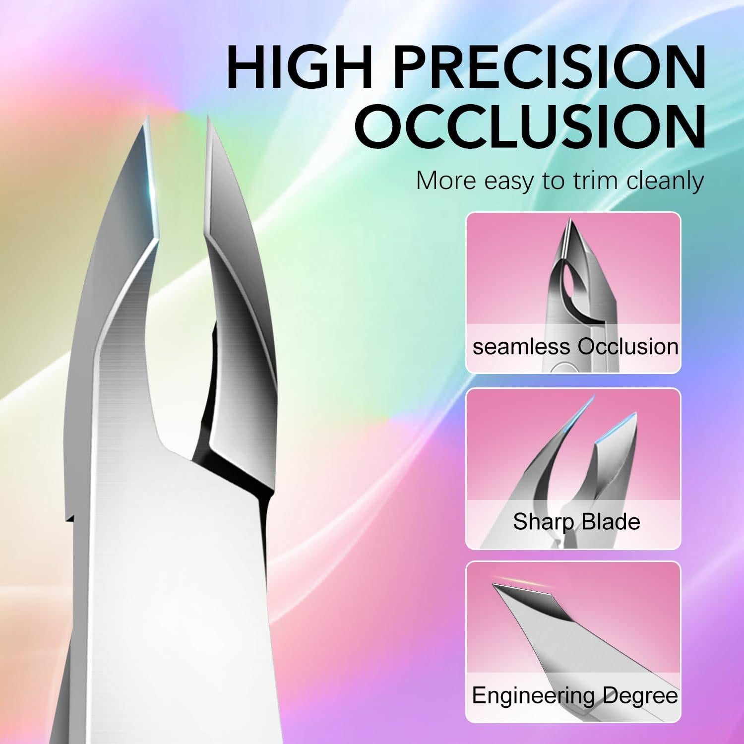 Cortador de Cutículas Bello Paratu Acero Inoxidable 5mm