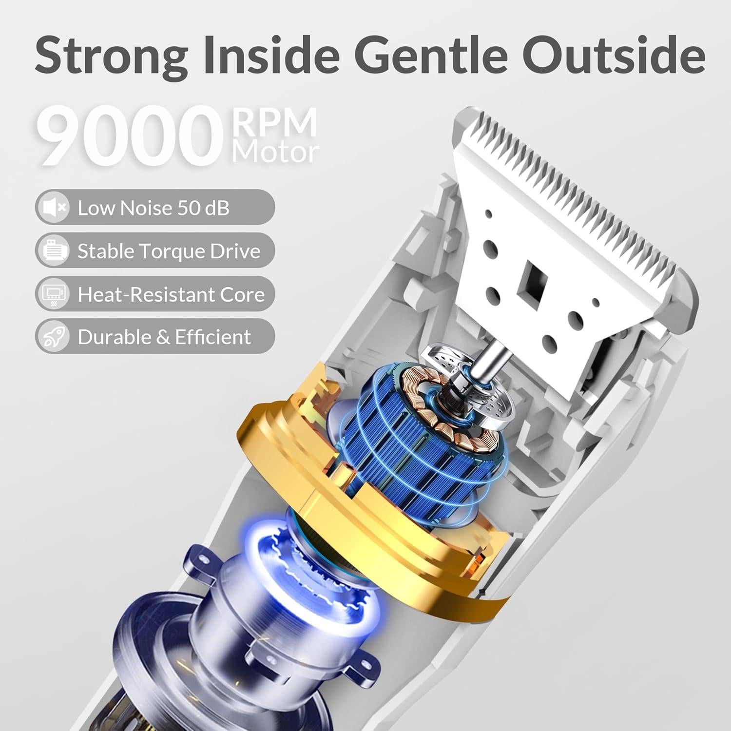 Recortadora Eléctrica KINGTEE 5-en-1 para Mujeres - IPX7, USB-C