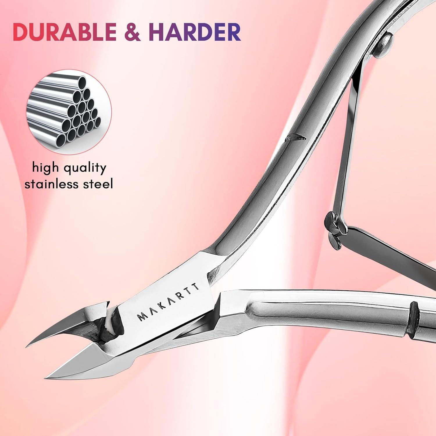 Cortador de Cutículas Makartt de Acero Inoxidable 10.67 cm