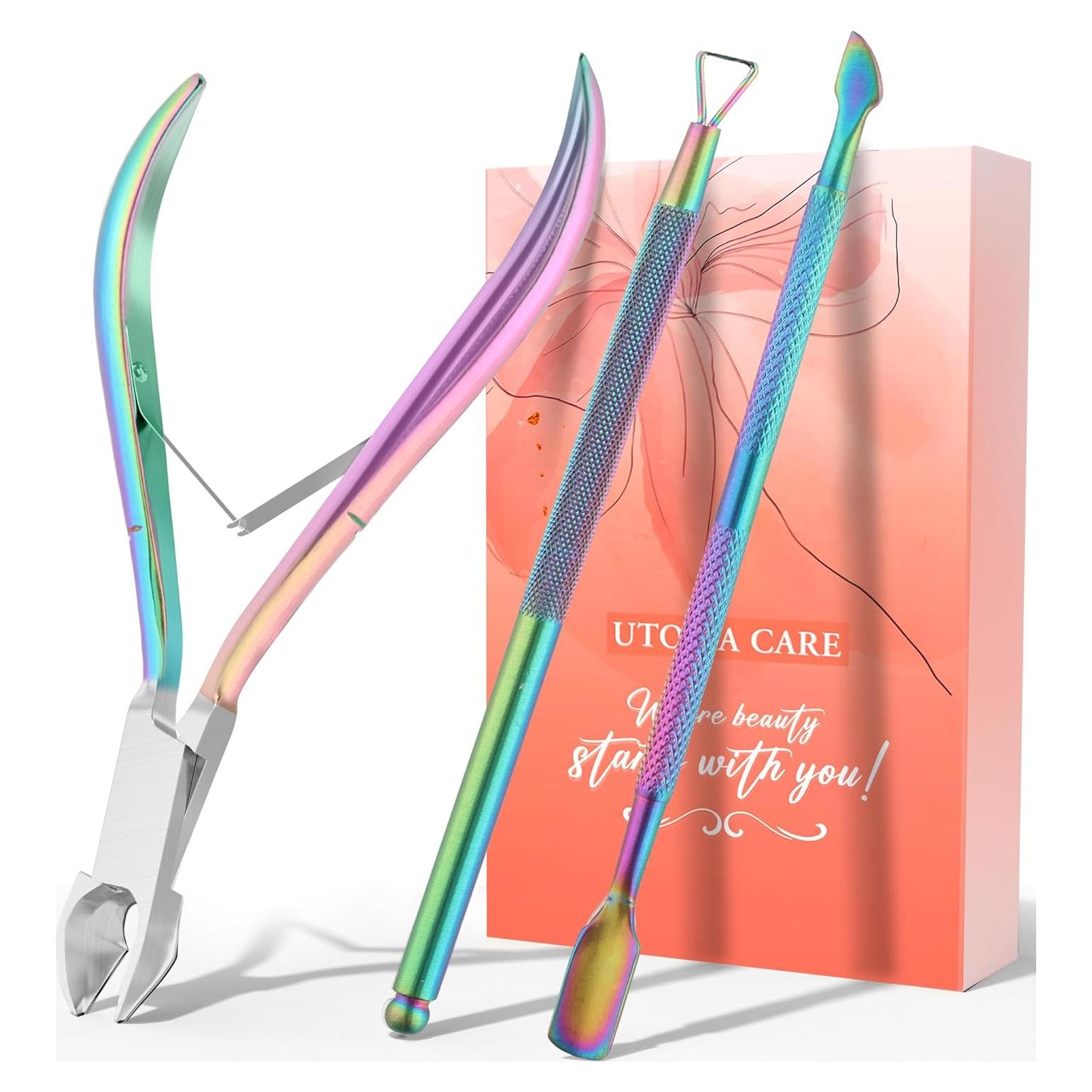 Kit de Manicura y Pedicura Utopia Care Cortador de Cutículas