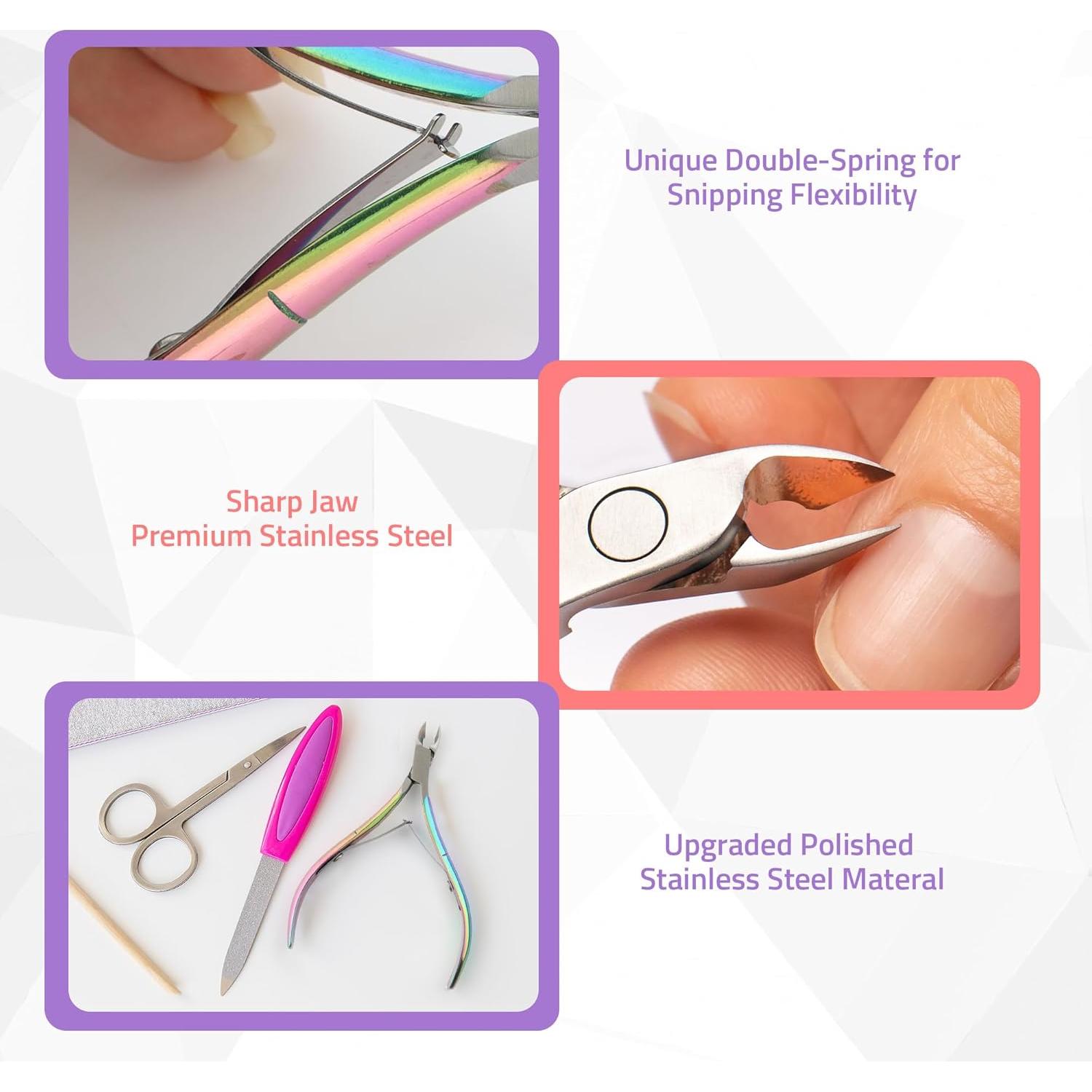 Kit de Manicura y Pedicura Utopia Care Cortador de Cutículas