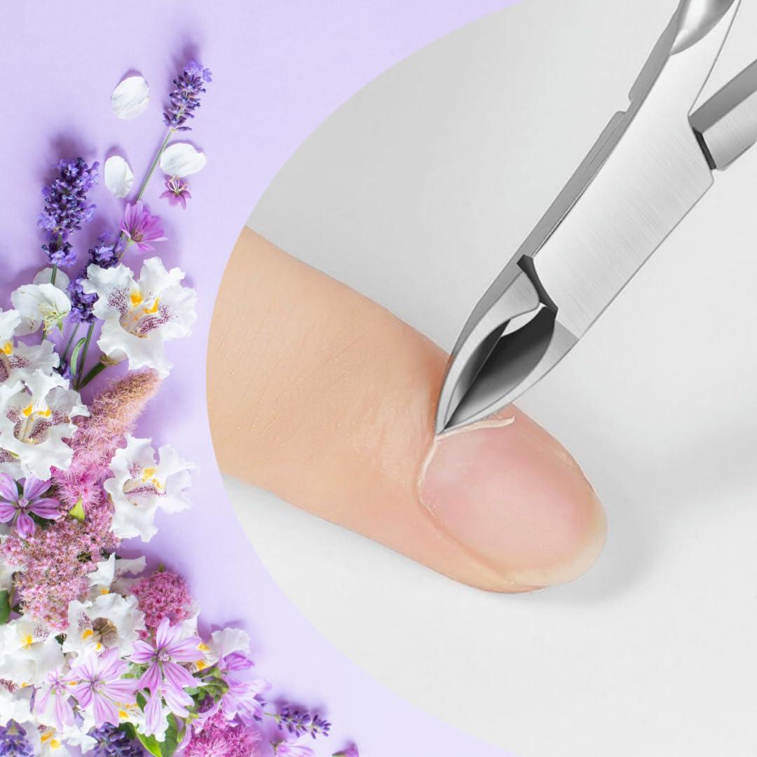 Recortador de Cutículas y Empujador YRA - Acero Inoxidable