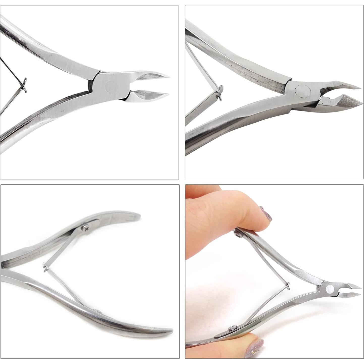 Cortadores de Cutículas Honbay 4 Piezas Acero Inoxidable