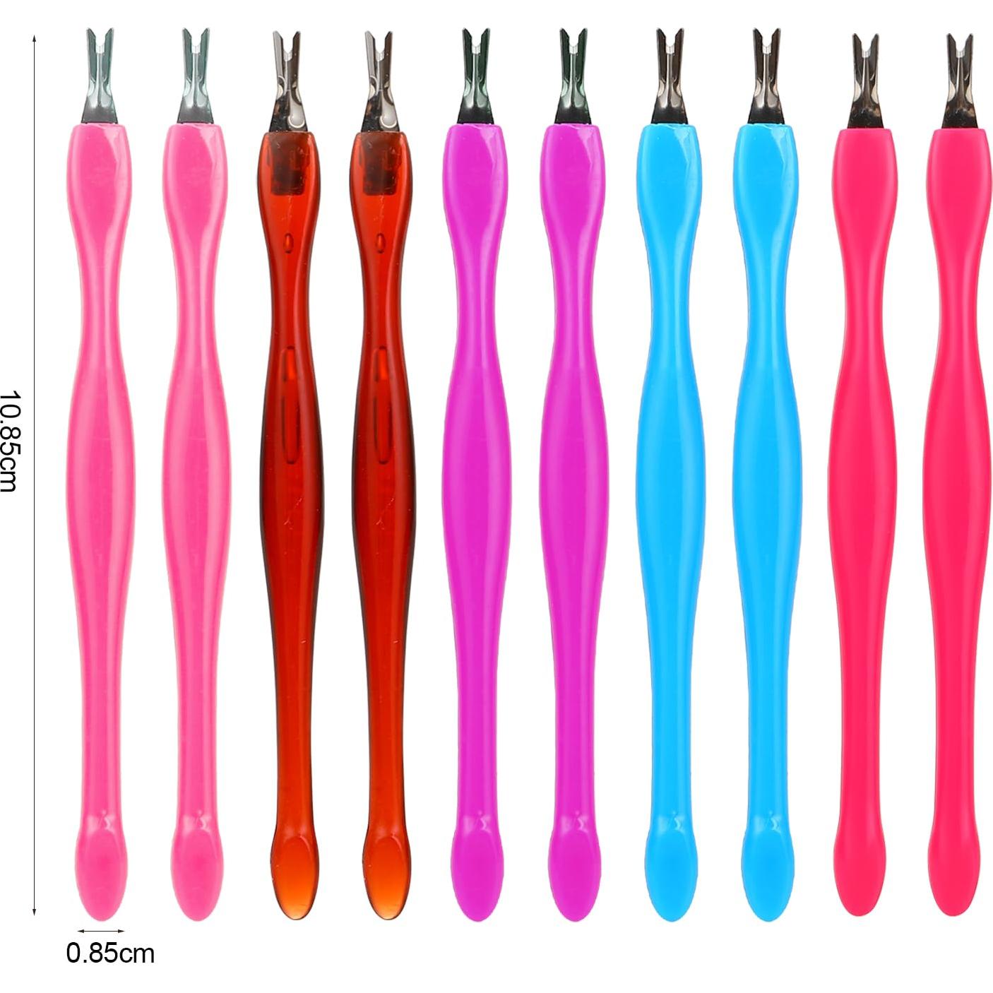 Empujador de Cutículas Profesional 10 Pcs - Herramienta de Manicura