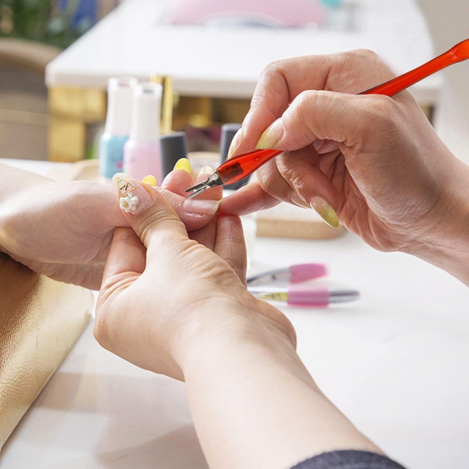 Empujador de Cutículas Profesional 10 Pcs - Herramienta de Manicura