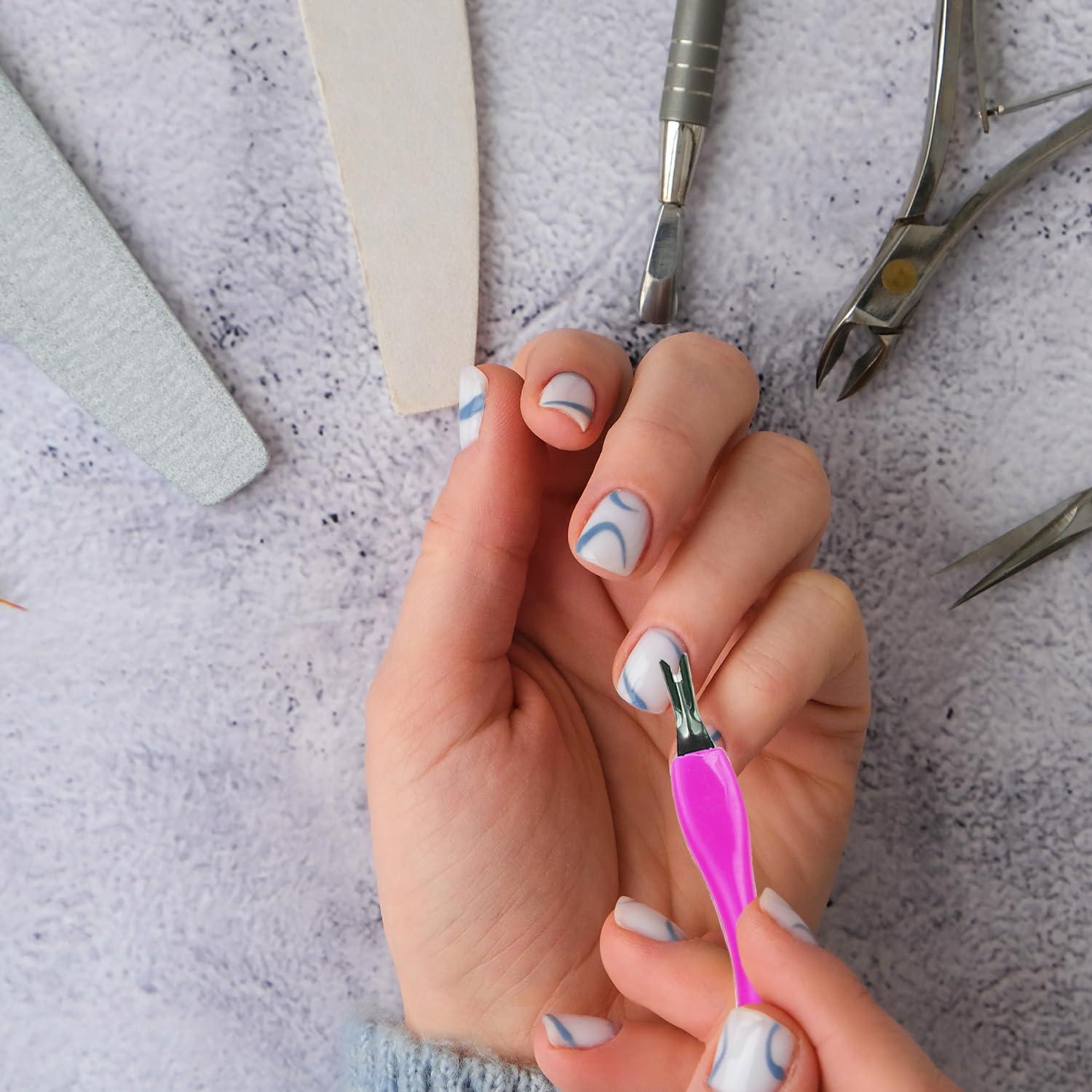 Empujador de Cutículas Profesional 10 Pcs - Herramienta de Manicura